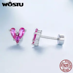 Heart Jewelry Set with Sterling Silver and Cubic Zirconia 12 S21e9b83ccd2649cfb98ef10a975e0303v