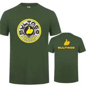 Blue Bultaco Motorcycle Enthusiast T-Shirt 24 S225fecbd28594d079d336bf3b1e74410n