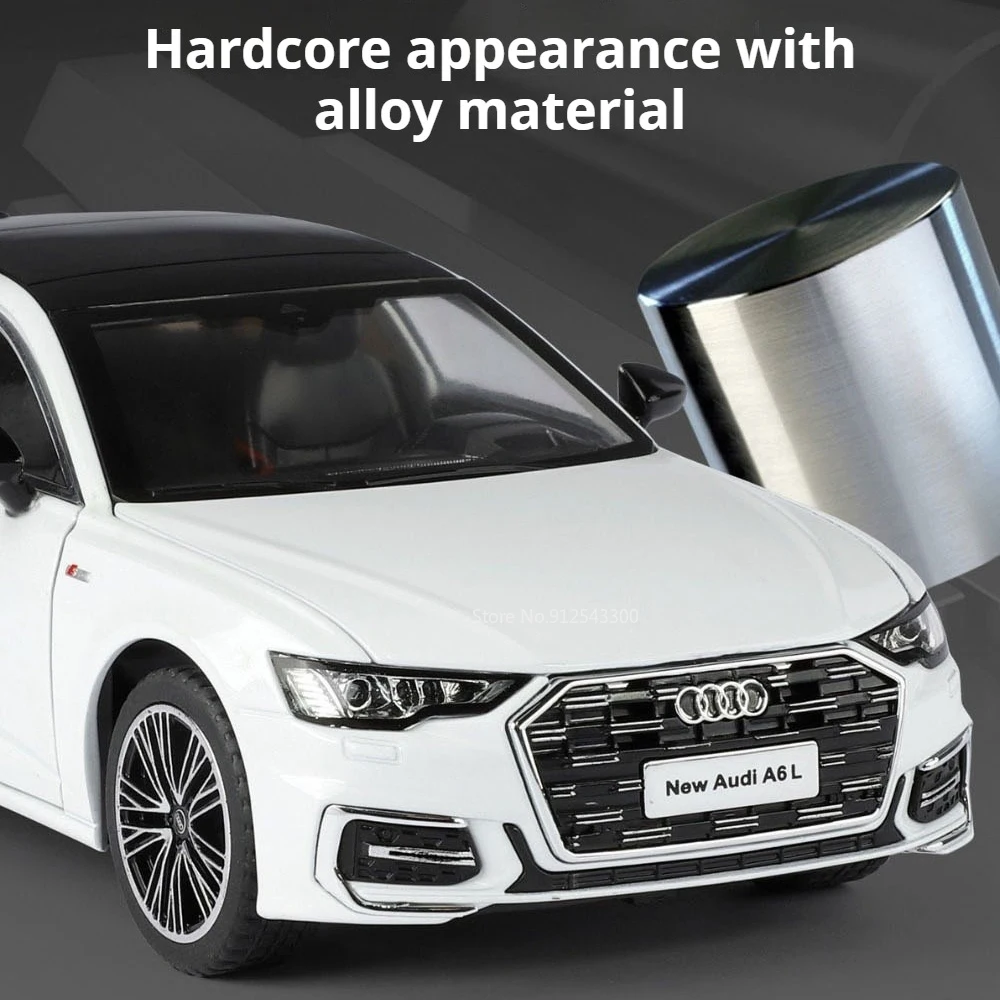 Black 1:24 Scale A6L RS7 Model Car 4 Black 1:24 Scale A6L RS7 Model Car - Image 4