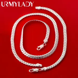 Sterling Silver Geometric Jewelry Set for Men Women 7 S226ac2b7475c4fde94d4a3f22d9af831e