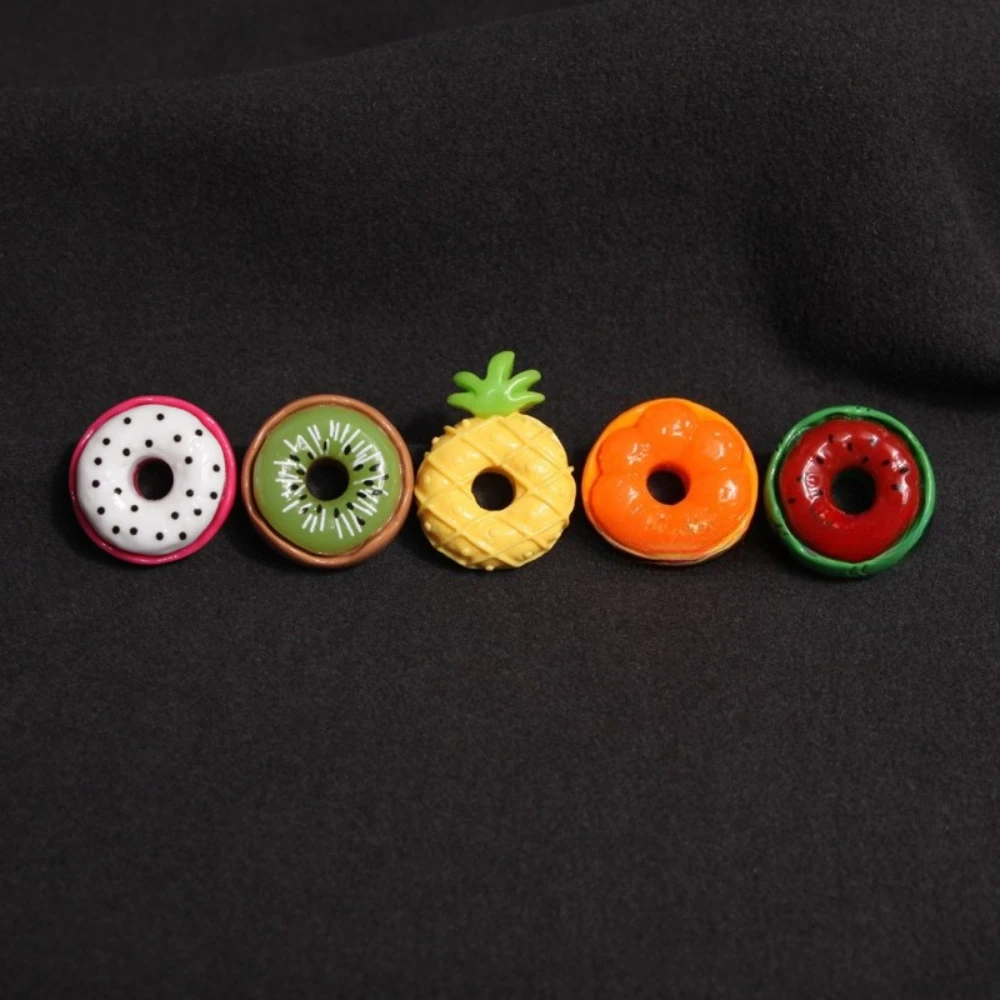 Colorful Fruit-Themed Resin Brooch Set 4 Colorful Fruit-Themed Resin Brooch Set - Image 4