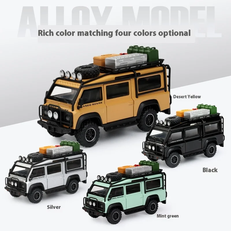 Land Rover Defender Off-Road Van 1:32 Diecast Model 5 Land Rover Defender Off-Road Van 1:32 Diecast Model - Image 5
