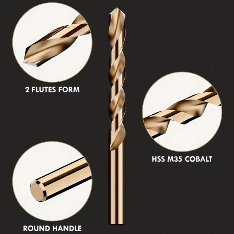 13PCS Masonry Drill Bit Set for Metal & Tile 5 13PCS Masonry Drill Bit Set for Metal & Tile - Image 5