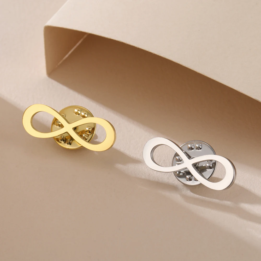 Stainless Steel Infinity Brooch for Love 3 Stainless Steel Infinity Brooch for Love - Image 3