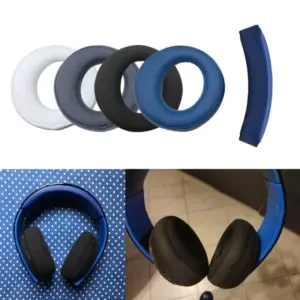 Gold Wireless Headset PS3/PS4 Replacement Earpads and Headband 11 S25de79febe4647f695baa11dcccea84e9