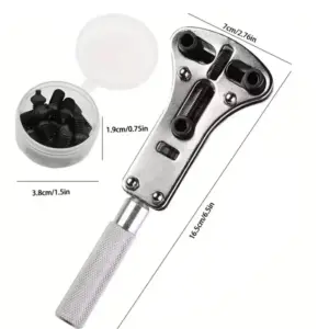Adjustable Three-Jaw Watch Case Wrench for Repair 14 S25f1e07372074d108c50e953530c28d9v 2
