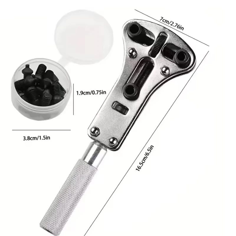 Adjustable Three-Jaw Watch Case Wrench for Repair 7 Adjustable Three-Jaw Watch Case Wrench for Repair - Image 7