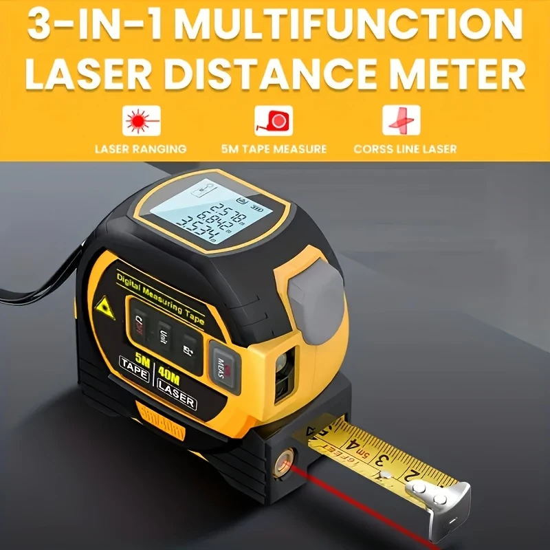 3-in-1 Digital Measurement Device with Laser Rangefinder 3 3-in-1 Digital Measurement Device with Laser Rangefinder - Image 3