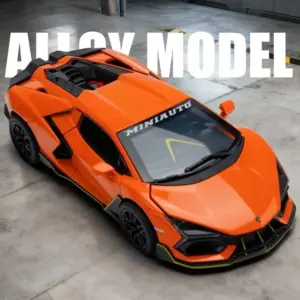 Vibrant Orange Lamborghini Aventador Model 16 S272e65fdbeaa418e9931ec459fed878aH