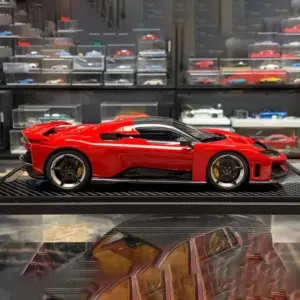 1:18 Red Resin Car Model for Collectors 8 S278feace243143f09f31cbf61760e1e1k