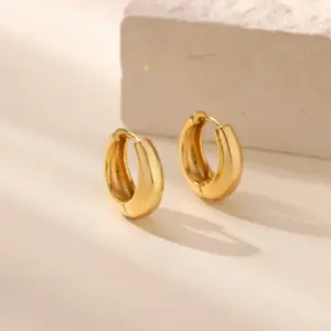 Gold Stainless Steel Geometric Earrings 12 S2aa25ef1afc645868496998f05dad3c0m