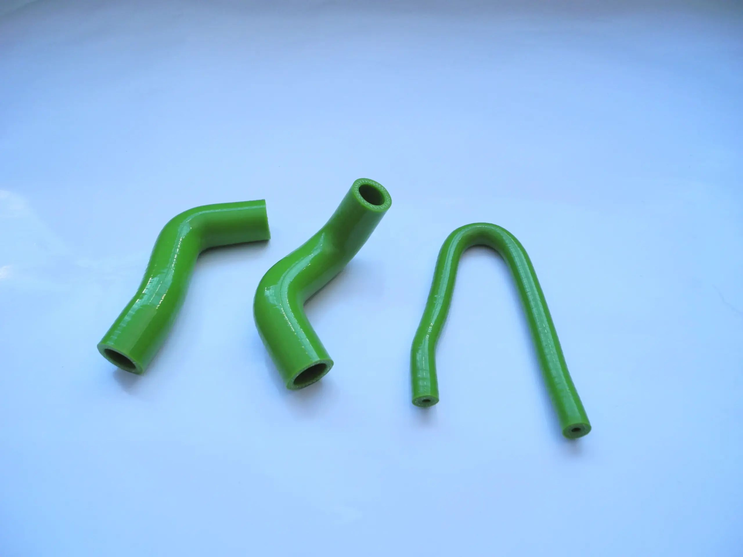 Vibrant Green Silicone Radiator Hoses for Kawasaki 2 Vibrant Green Silicone Radiator Hoses for Kawasaki - Image 2