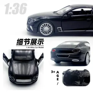 Black 1:36 Scale SUV Die-Cast Model for Collectors 12 S2b31a03658f94dfbb9979b07c8238e67G