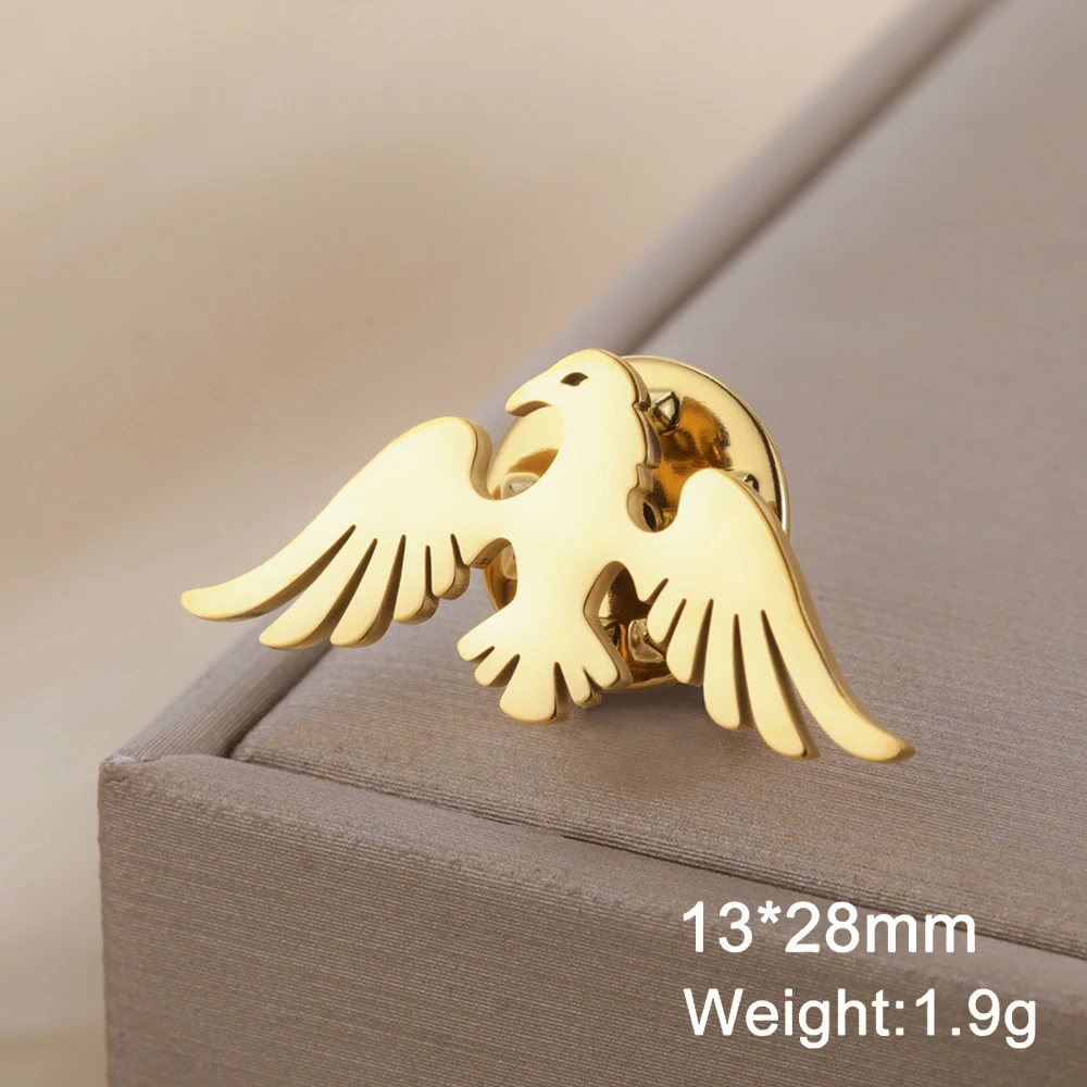 Stainless Steel Eagle Brooch for Style 10 Stainless Steel Eagle Brooch for Style - Image 10