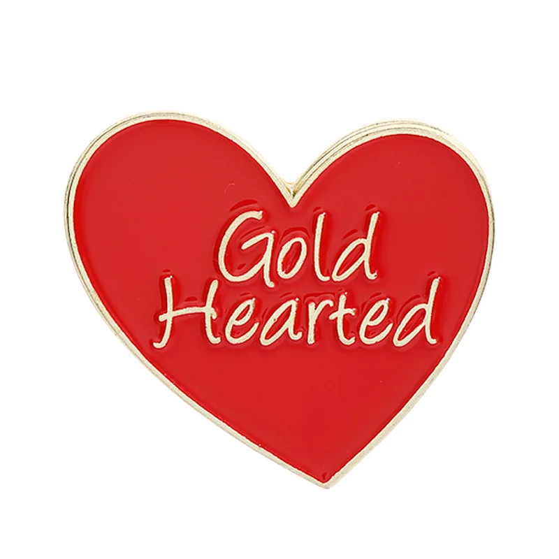 Heart-Shaped Alloy Brooch in Vibrant Colors 9 Heart-Shaped Alloy Brooch in Vibrant Colors - Image 9