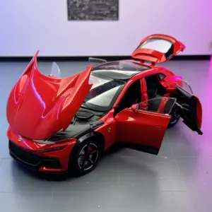 Red 1:24 Diecast Sports Car Model