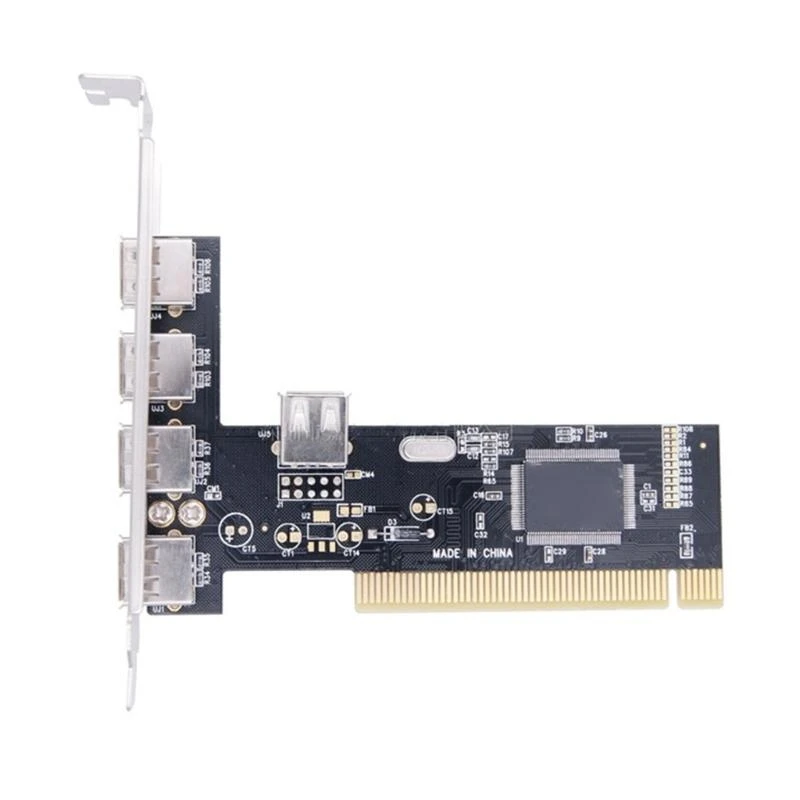 PCI to USB 2.0 Expansion Card with 5 Ports 1 PCI to USB 2.0 Expansion Card with 5 Ports