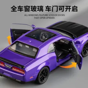 1:32 Dodge Challenger SRT Hellcat Diecast Model 12 S31c72694b4d242f88ad359ad2bbb85baD