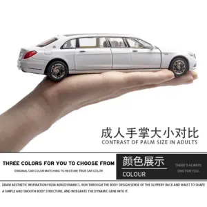 Luxury White 1:32 Scale Diecast Model Car 11 S3209d624373f497faf50a7fdc4d7b4feb