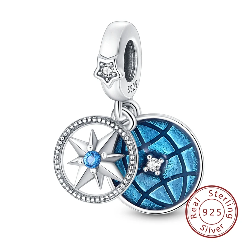 VAMO Sterling Silver Travel Charm Bead 10 VAMO Sterling Silver Travel Charm Bead - Image 10