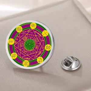 Stainless Steel Seal of Archangels Brooch 13 S33ea0611754141f0bd95598c3fe47040e