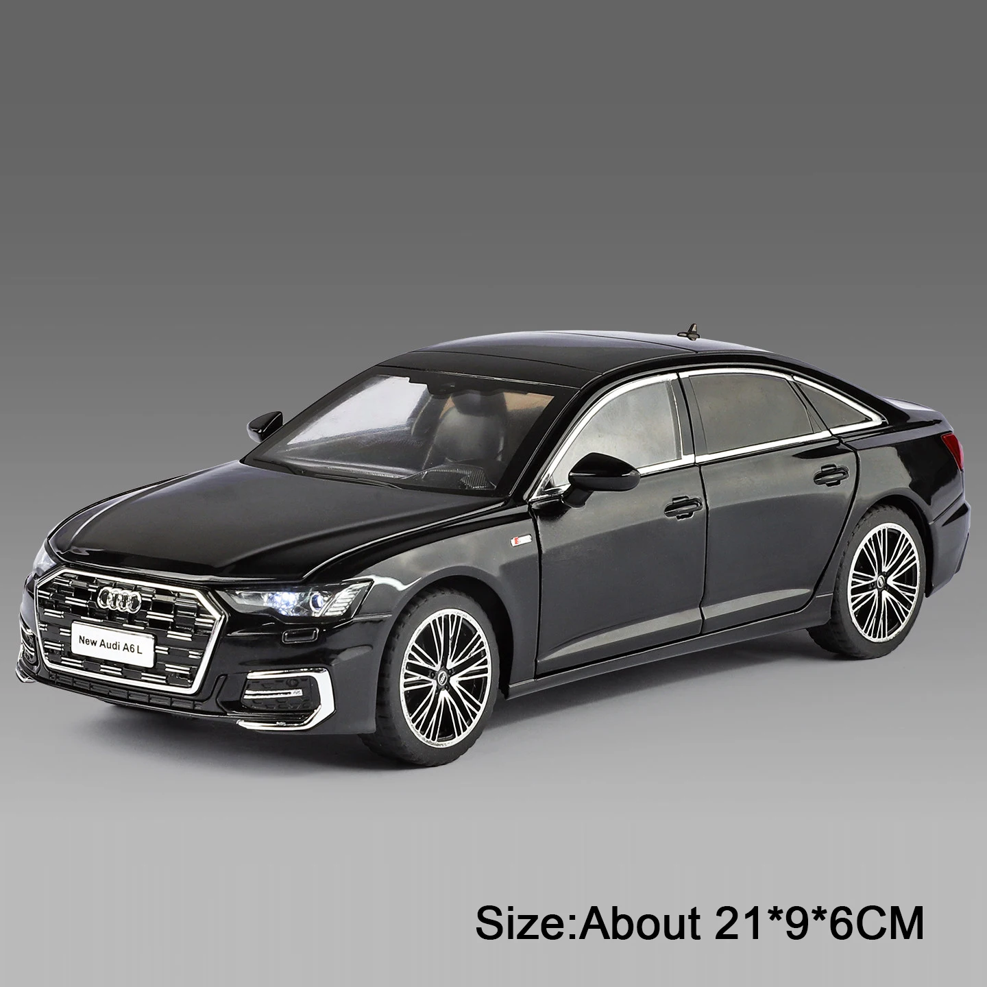 Black 1:24 Scale A6L RS7 Model Car 8 Black 1:24 Scale A6L RS7 Model Car - Image 8