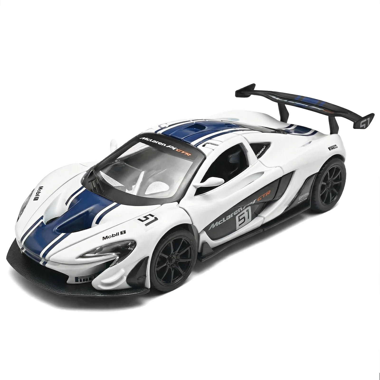 1:24 McLaren P1 GTR Diecast Model in Yellow 5 1:24 McLaren P1 GTR Diecast Model in Yellow - Image 5