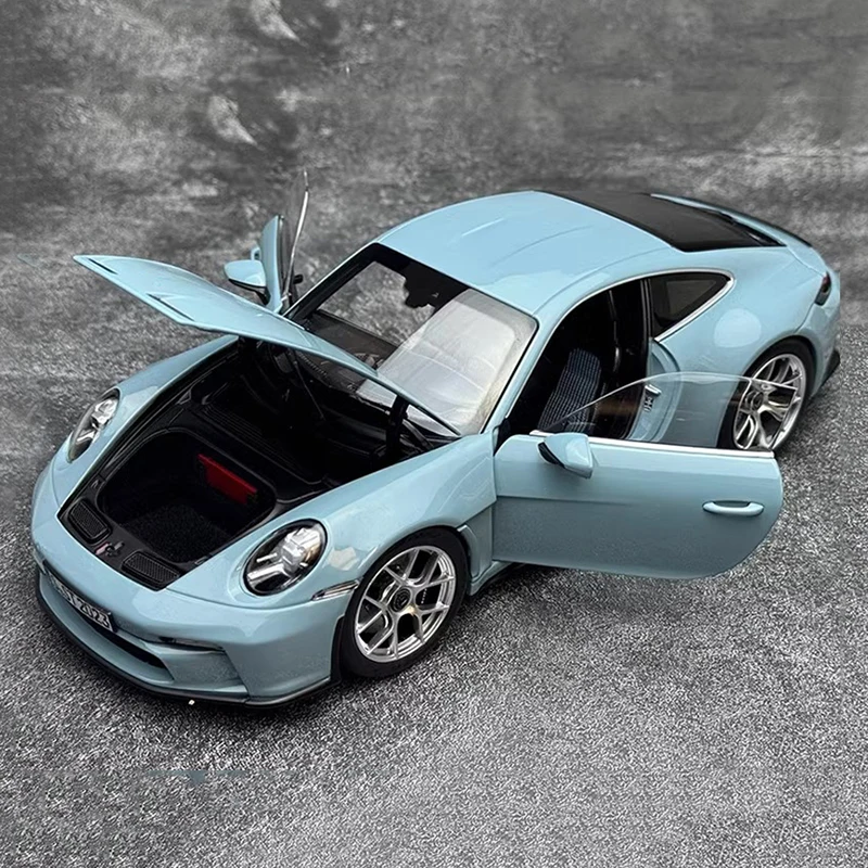 Blue 1:18 Scale Diecast Sports Car Model 4 Blue 1:18 Scale Diecast Sports Car Model - Image 4