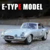 WELLY 1:24 Silver E-Type Diecast Model