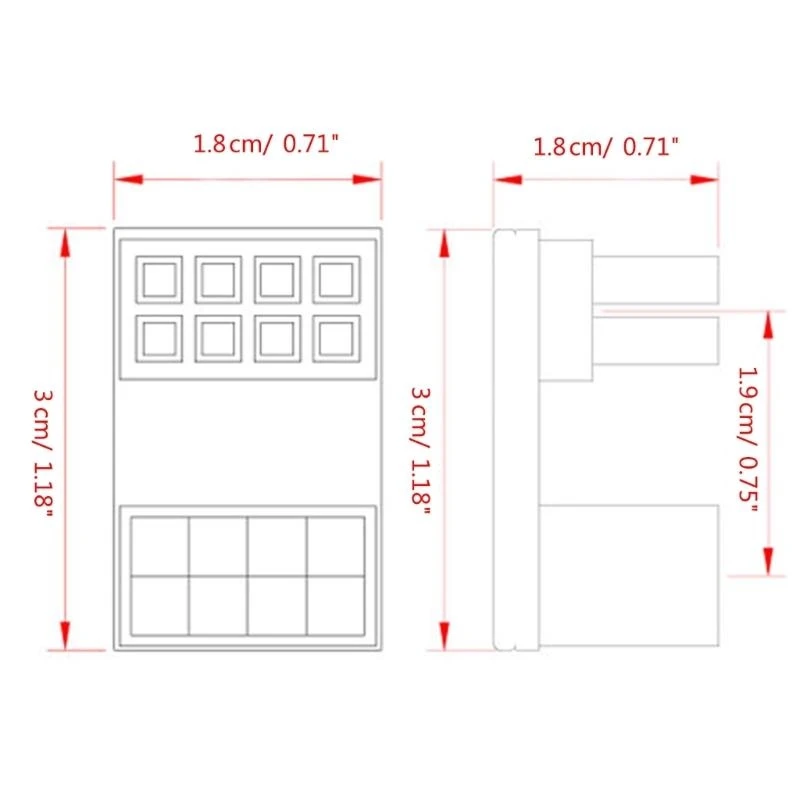White 180-Degree GPU Power Adapter for Ease 6 White 180-Degree GPU Power Adapter for Ease - Image 6