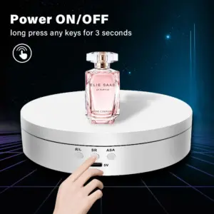 138mm Electric Rotating Display Stand for Jewelry 12 S3a5a9683dca4483794cccea95fbef52e2