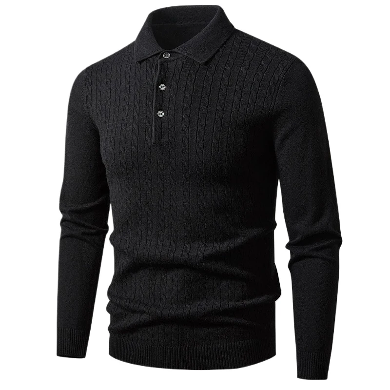 Men's Elegant Polo Sweater by ANIMAL GAME 3 Men's Elegant Polo Sweater by ANIMAL GAME - Image 3