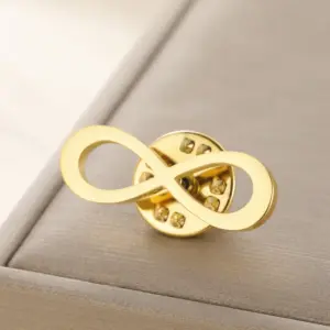 Stainless Steel Infinity Brooch for Love 12 S3d0ddc5179a449b6aa9567a50aef975bk