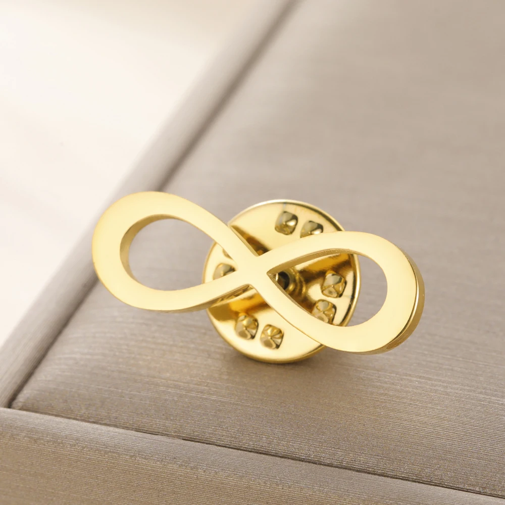 Stainless Steel Infinity Brooch for Love 6 Stainless Steel Infinity Brooch for Love - Image 6