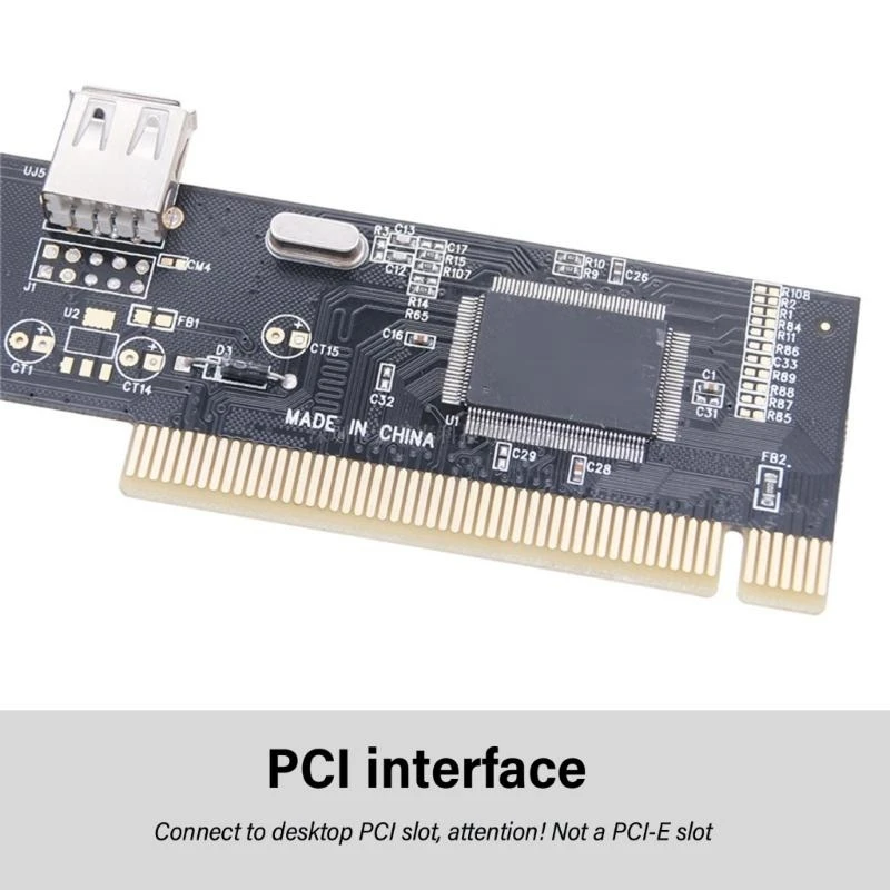 PCI to USB 2.0 Expansion Card with 5 Ports 2 PCI to USB 2.0 Expansion Card with 5 Ports - Image 2