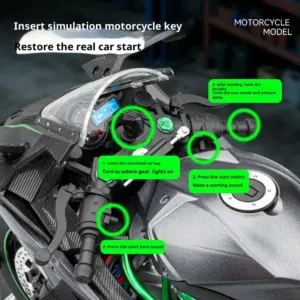 1:9 Scale H2R Diecast Motorcycle Model 11 S3e0ddf0a5f5e4a06a688c45169ce8c38k