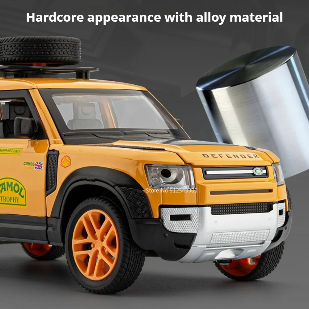1:24 Scale Land Rover Defender Die-Cast Model 4 1:24 Scale Land Rover Defender Die-Cast Model - Image 4