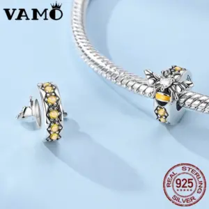 Silver Bee Charm Bead for Bracelets KSC394 8 S3e81df5a348b476c83bc025d7d157d7ey