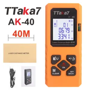 Compact Laser Rangefinder 40/60m, ±2mm Accuracy 16 S3f8a32f1c14646d3affdb2cc0fbe0139v