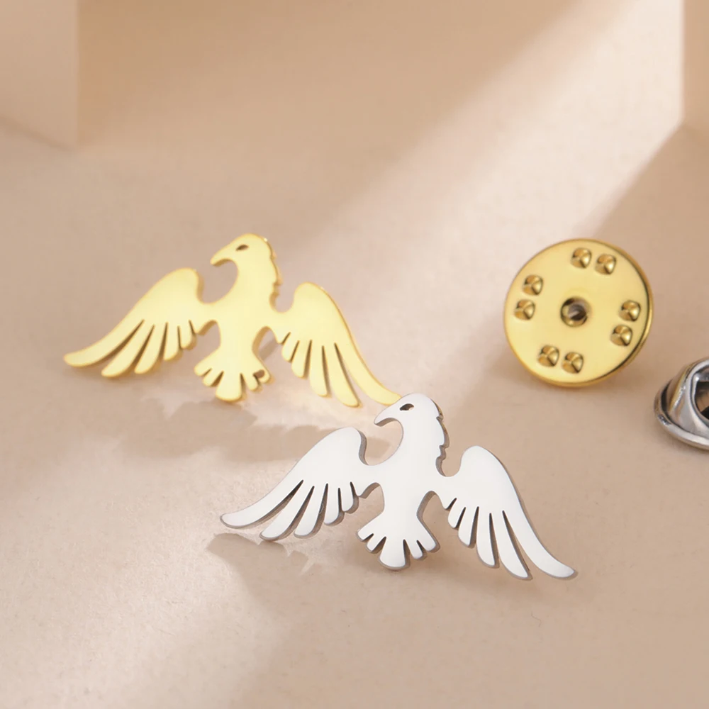 Stainless Steel Eagle Brooch for Style 5 Stainless Steel Eagle Brooch for Style - Image 5