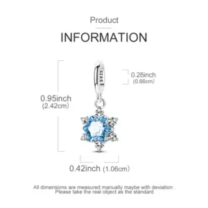 Sterling Silver Snowflake and Tree of Life Charm 12 S41554a9714cb4113882a32422004d5bbD