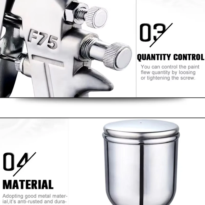 F75 Series Professional Spray Gun 4 F75 Series Professional Spray Gun - Image 4