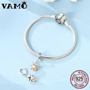 VAMO Sterling Silver Star Charm Bead 7 S426f45e8f2c84930a0a0ba3b45f17830s