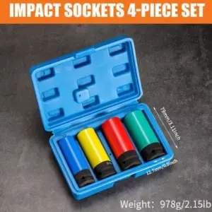 Impact Socket Sleeve Set for Wheels 17 S42bc19a429a24aa79566bcff5531a1c7k