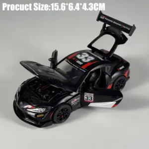 Red Toyota Supra GT4 1:32 Diecast Model 18 S43755e0dc6094c1298cb1710a6154ce6P