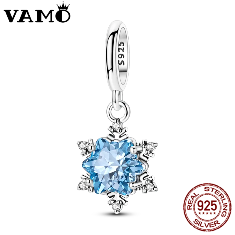 Sterling Silver Snowflake and Tree of Life Charm 8 Sterling Silver Snowflake and Tree of Life Charm - Image 8