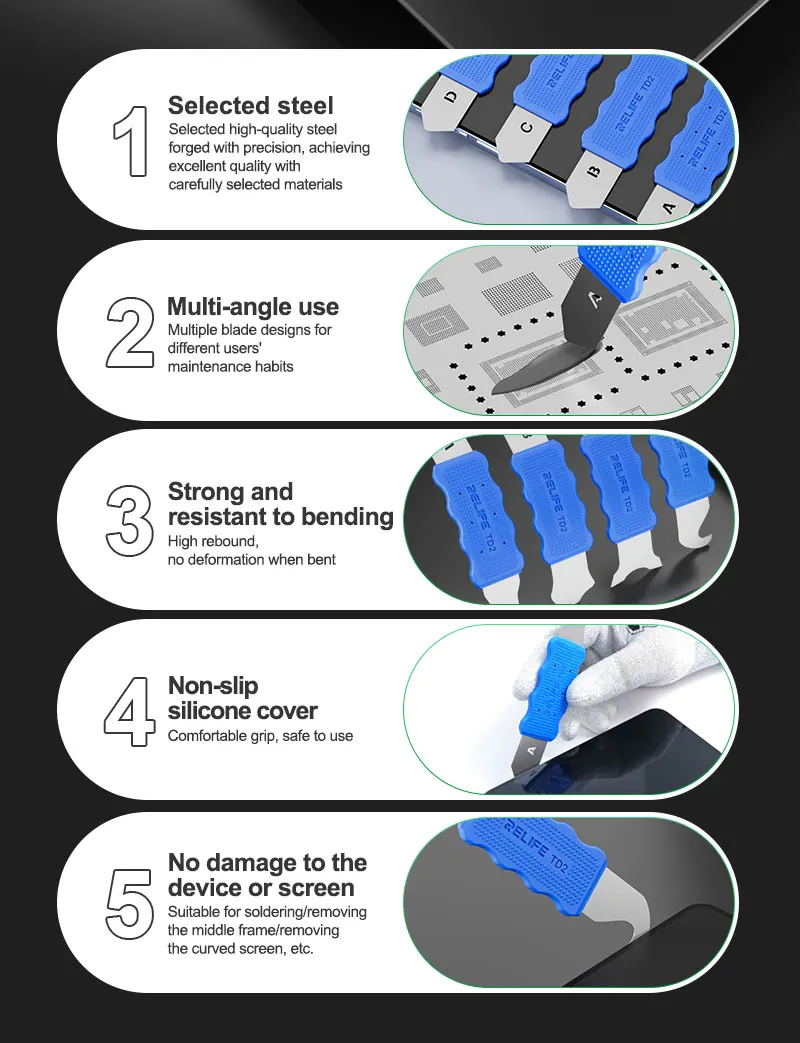 Precision Disassembly Pry Tool Set for Mobile Repair 5 Precision Disassembly Pry Tool Set for Mobile Repair - Image 5