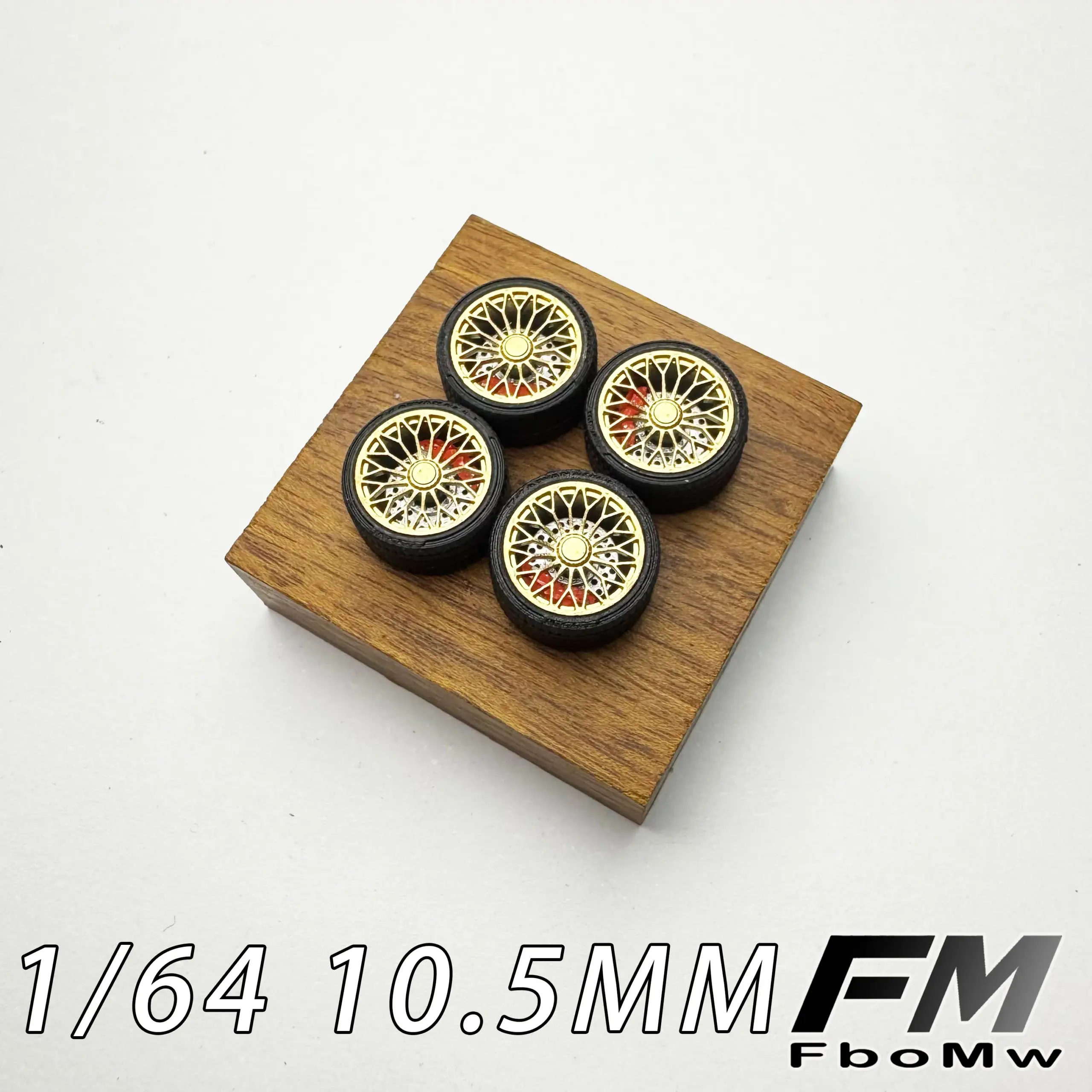 1:64 Scale Metal Modified Wheel Set for Diecast Cars 5 1:64 Scale Metal Modified Wheel Set for Diecast Cars - Image 5