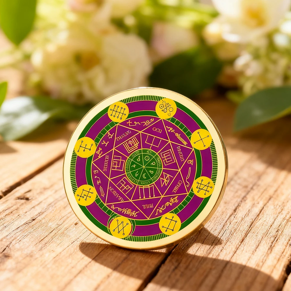 Stainless Steel Seal of Archangels Brooch 3 Stainless Steel Seal of Archangels Brooch - Image 3