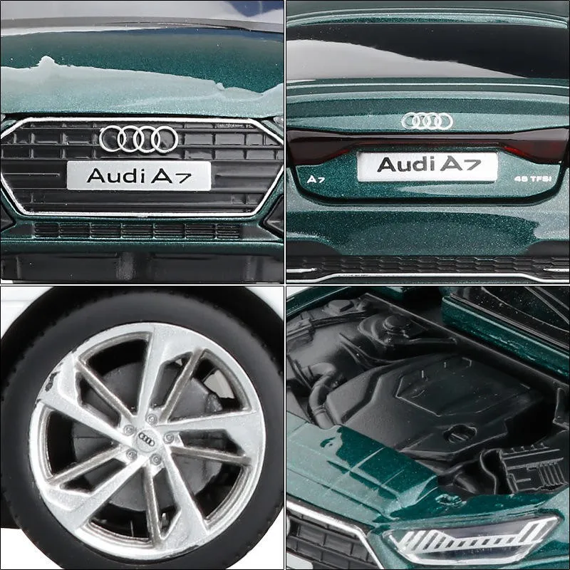 White 1:32 Scale Audi A7 Coupe Model 3 White 1:32 Scale Audi A7 Coupe Model - Image 3